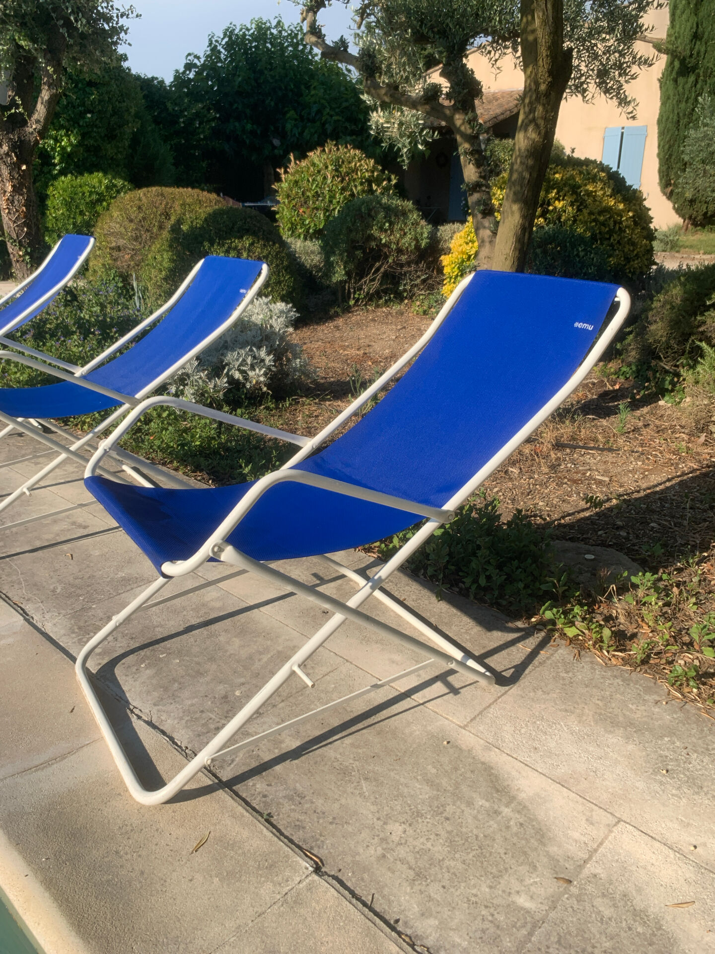 Lot de 4 transats pliants EMU