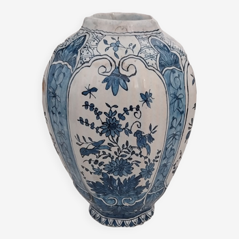 Vase Delft signé du XlXeme