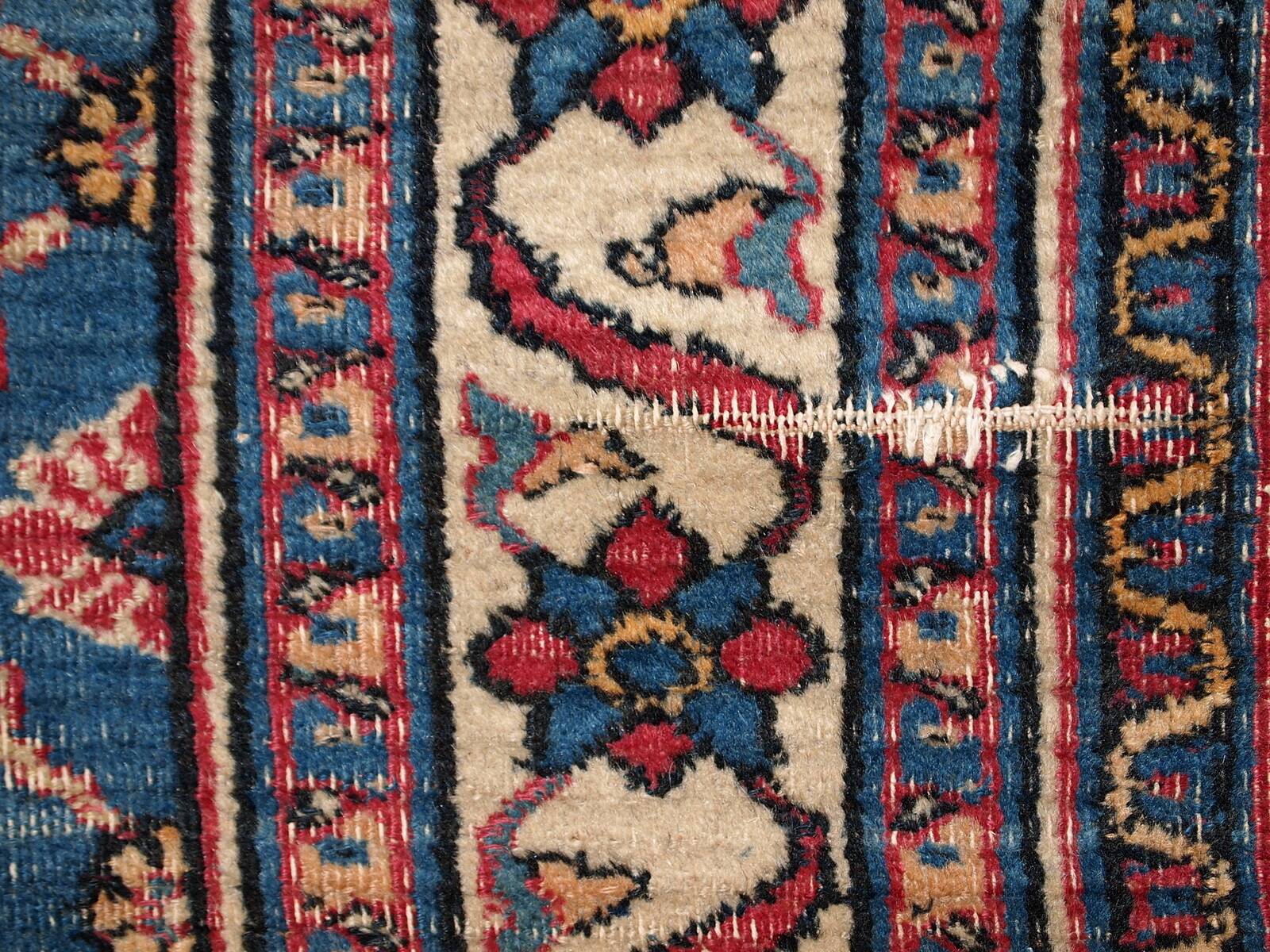 Tapis antique fait main Mashad du Moyen-Orient 132cm x 427cm (1900s)