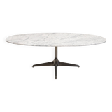 Oval marble coffee table by Horst Brüning, 1960s-1970s