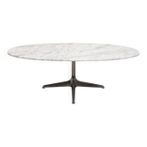 Oval marble coffee table by Horst Brüning, 1960s-1970s