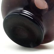Modernist vase, purple glass, designed by J. Słuczan-Orkusz, Poland, 1970s