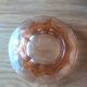 6 small vintage pink glass dessert bowls.