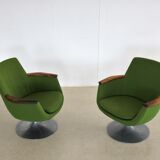 vintage swivel amchairs Hong Stole Fabrik