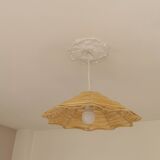 Suspension Gustave in Braided Raffia – 40×10 cm – Handmade Production Mar