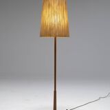 Wooden floor lamp by Temde, West Germany, 1960s