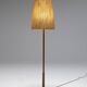 Wooden floor lamp by Temde, West Germany, 1960s