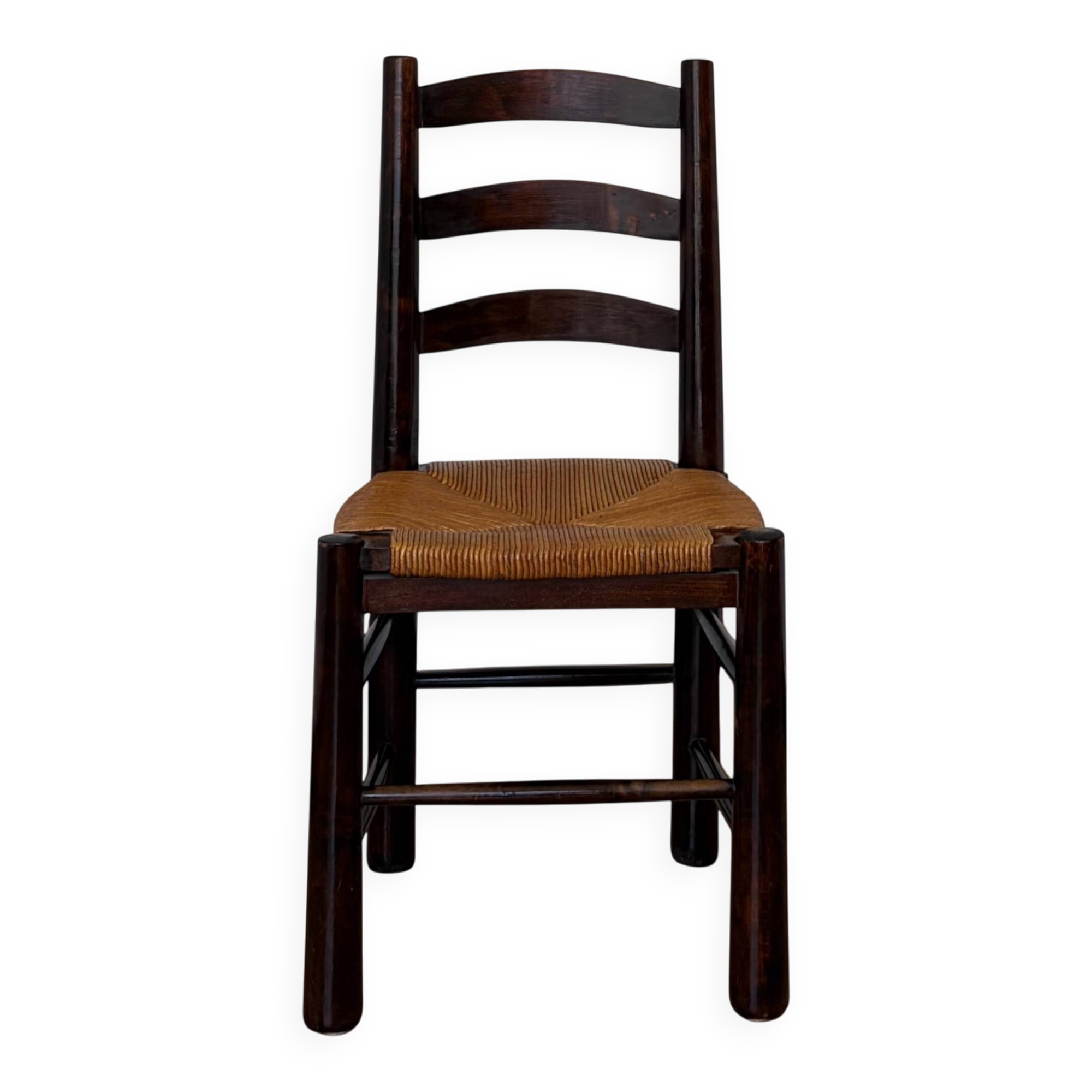 Rustic chairs attributed to Georges Robert.
