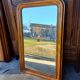 Miroir napoléon III bois et stuc doré