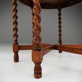 Antique oak side table 1890