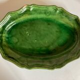 Plat centrepiece of gadroons in glazed clay from Biot 1960