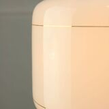 Mid-Century Italian Opaline and Brass Pendant Lamp