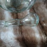 2 antique carafes