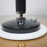 Mid-century rare black & white table lamp/ Napako, 1960's