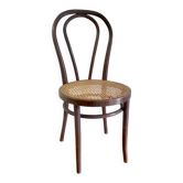 Chaise en bois courbé et cannage traditionnel - mid. XXème