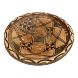 Kabyle dish in painted terracotta