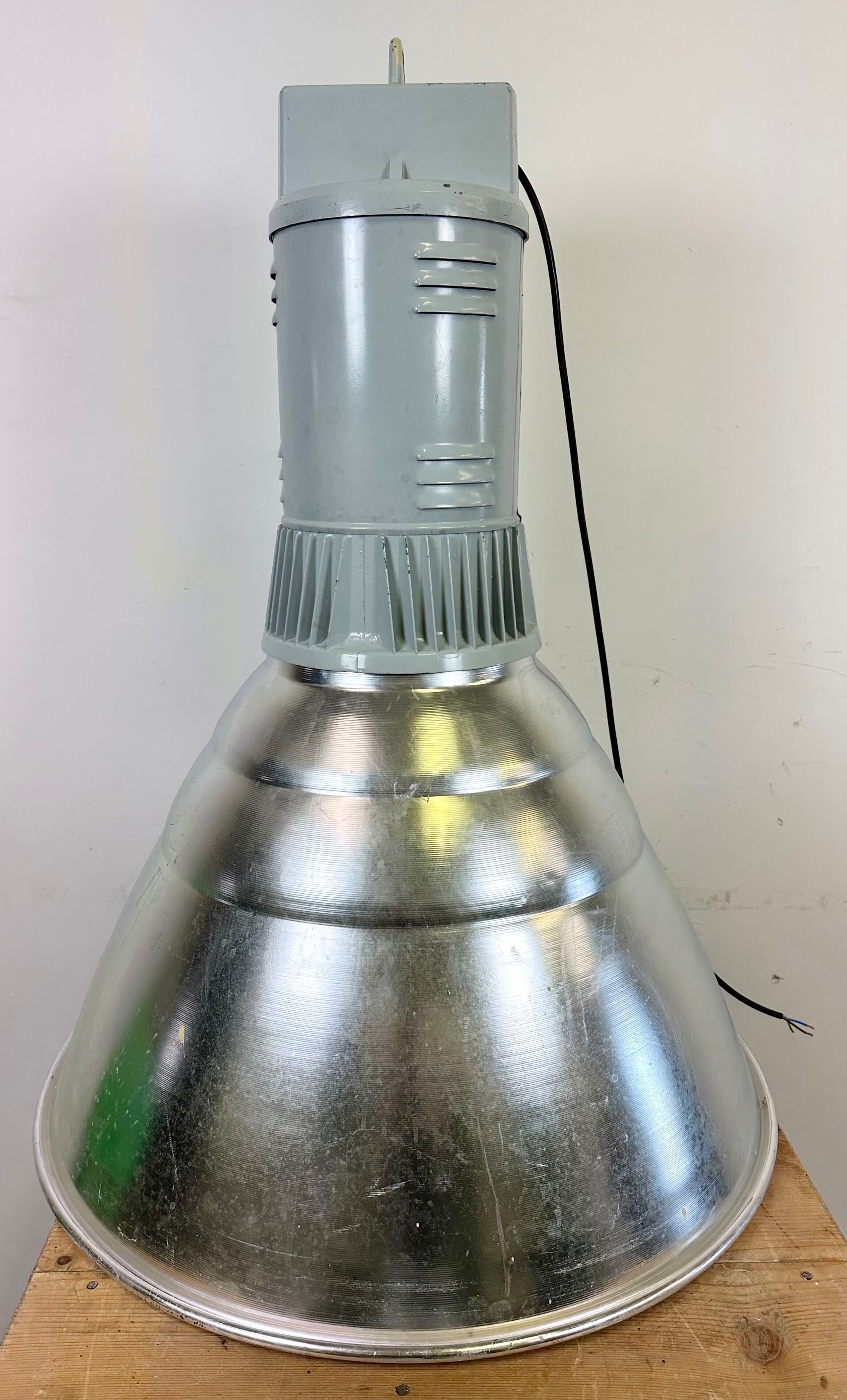 Large Industrial Aluminium Pendant Light from Elektrosvit, 1960s