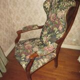 Two Voltaire armchairs