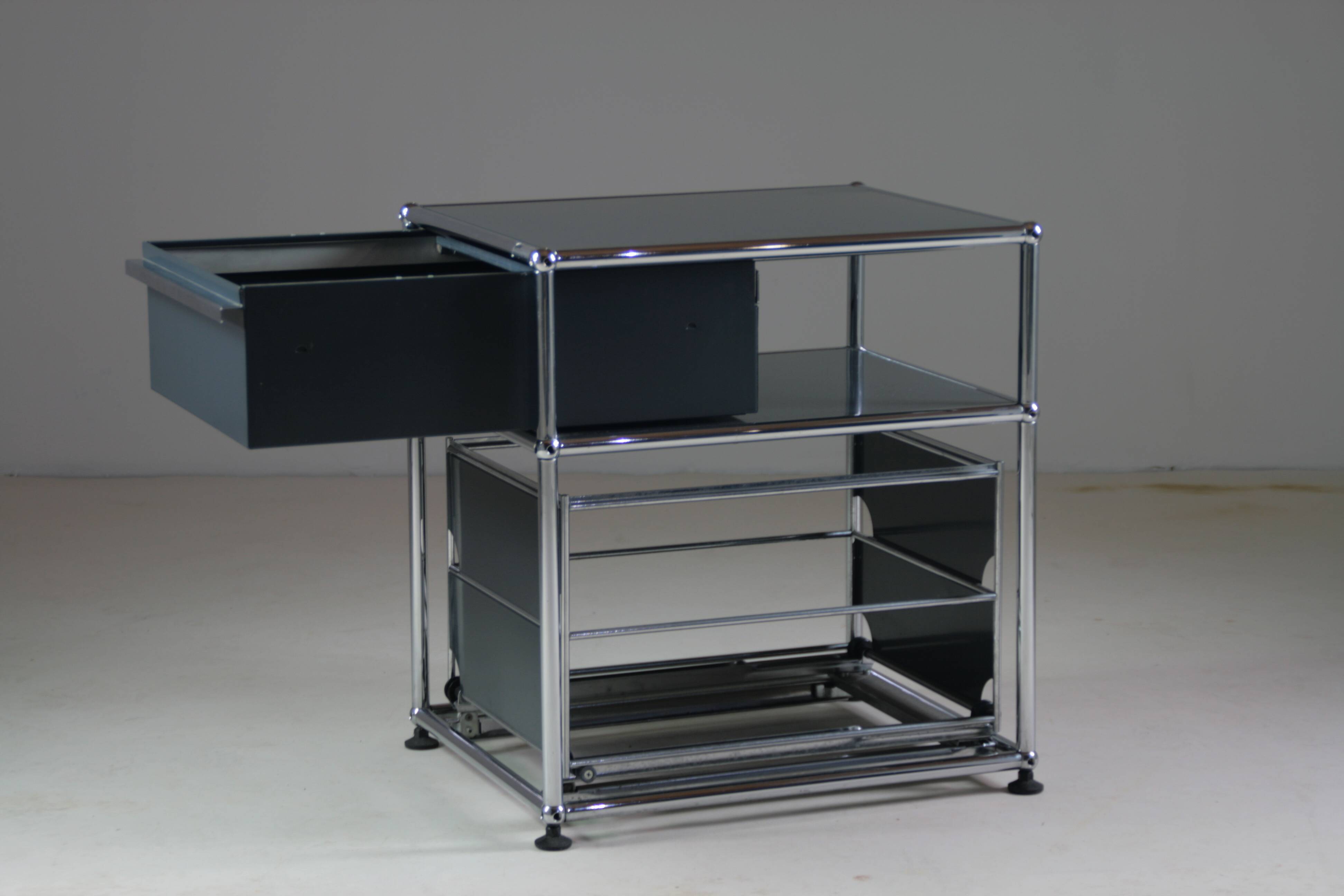 USM Haller wheeled cabinet