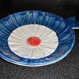 Antique tricolor roundel ceramic cup