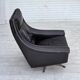 1960s, Danish highback swivel armchair by Aage Christensen, leather.