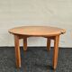 1970s solid larch dining table for four people by Mária Szedleczky - Signed