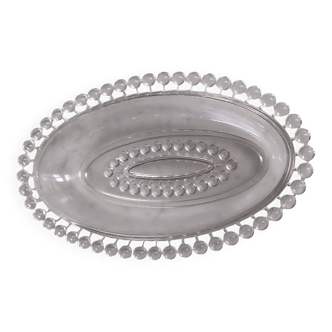 Imperial Candlewick Beaded Glass Dish