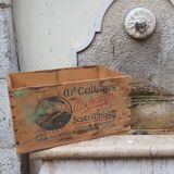 Vintage wooden whisky case