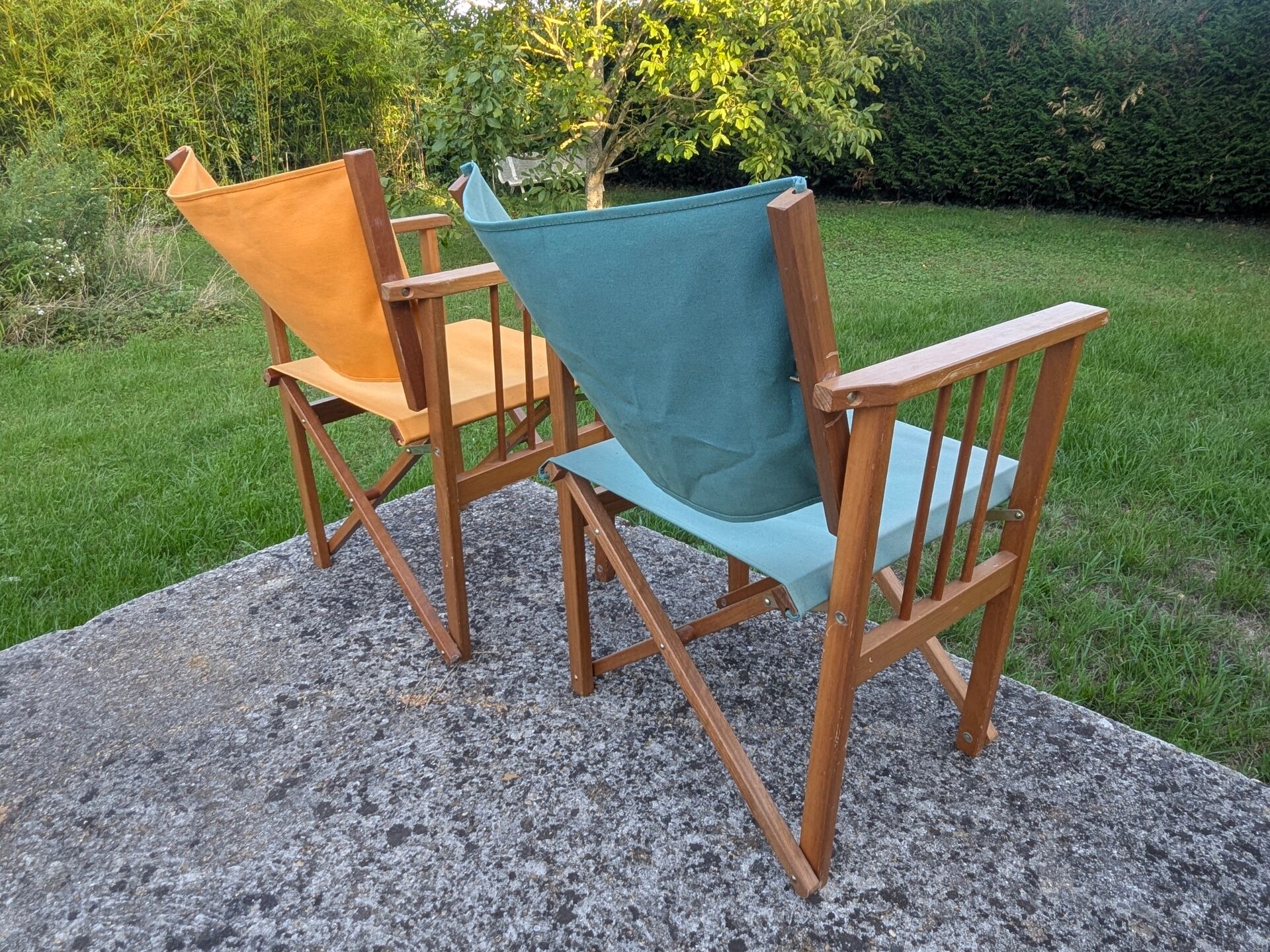 Pair of vintage director's chairs – Hyllinge Møbler (Years