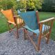 Pair of vintage director's chairs – Hyllinge Møbler (Years