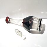 Carafe et 6 verres à liqueur Saint-Louis Bristol Joseph overlay cristal doublé