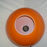 Orange ball pendant light from the 60s and 70s