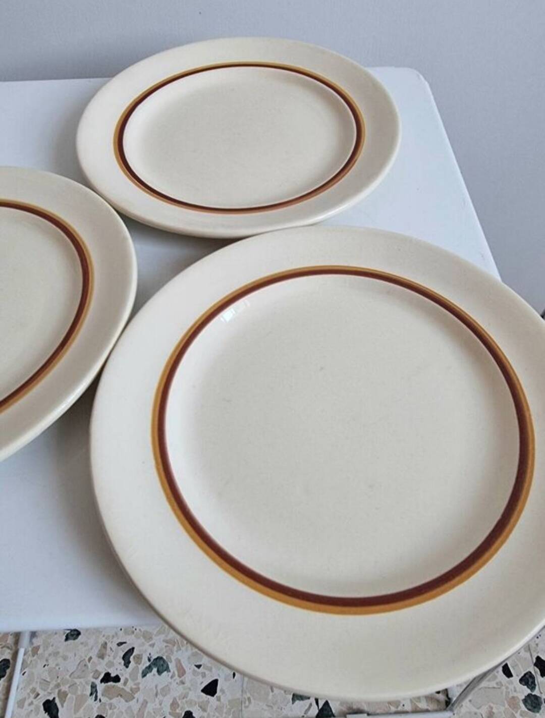 Digoin Sarreguemines dessert plates