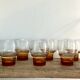 6 vintage luminarc france glasses