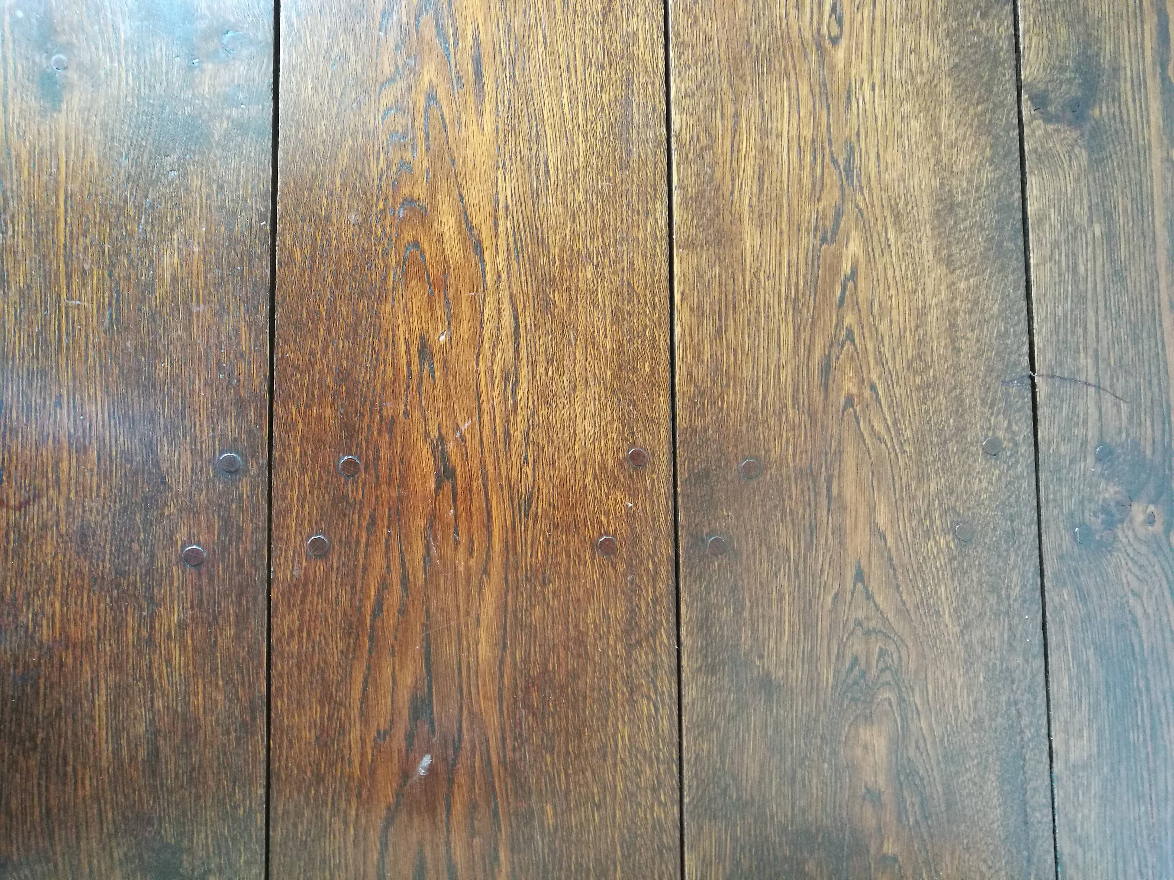 Massive oak farm table