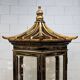 Vitrine chinoise vintage toit pagode (éclairage) asiatique
