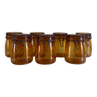 Amber jars