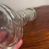Clear glass lamp bulb