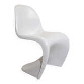 White S chair by Verner Panton – Herman Miller edition 1971