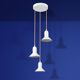 Focus 'Confetti' 3-Shade Cascade Chandelier Pendant Lamp