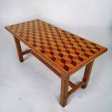 Table en bois vintage