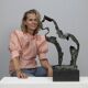 Artistic Sculpture in Bronze – Majestic Cat