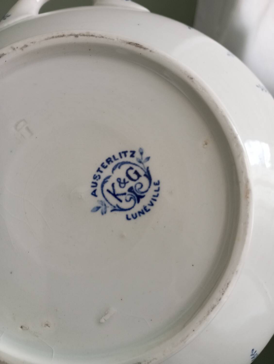 Lunéville blue tureen