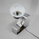 Design Table Lamp with Murano Glass Shade, 1980s