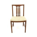 Set of 4 Scandinavian beech chairs, Helmer Petterssons Möbelaffär, Markaryd, Sweden, 1960