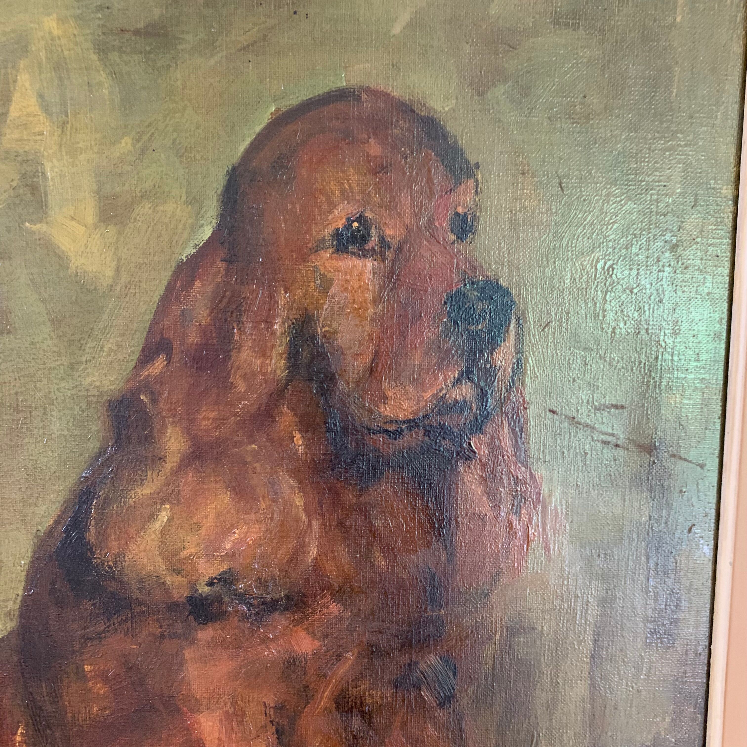 Portrait of a cocker spaniel dog