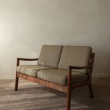 Vintage Senator Two-Seater Sofa by Ole Wanscher for Cado Danish Teak 1960s