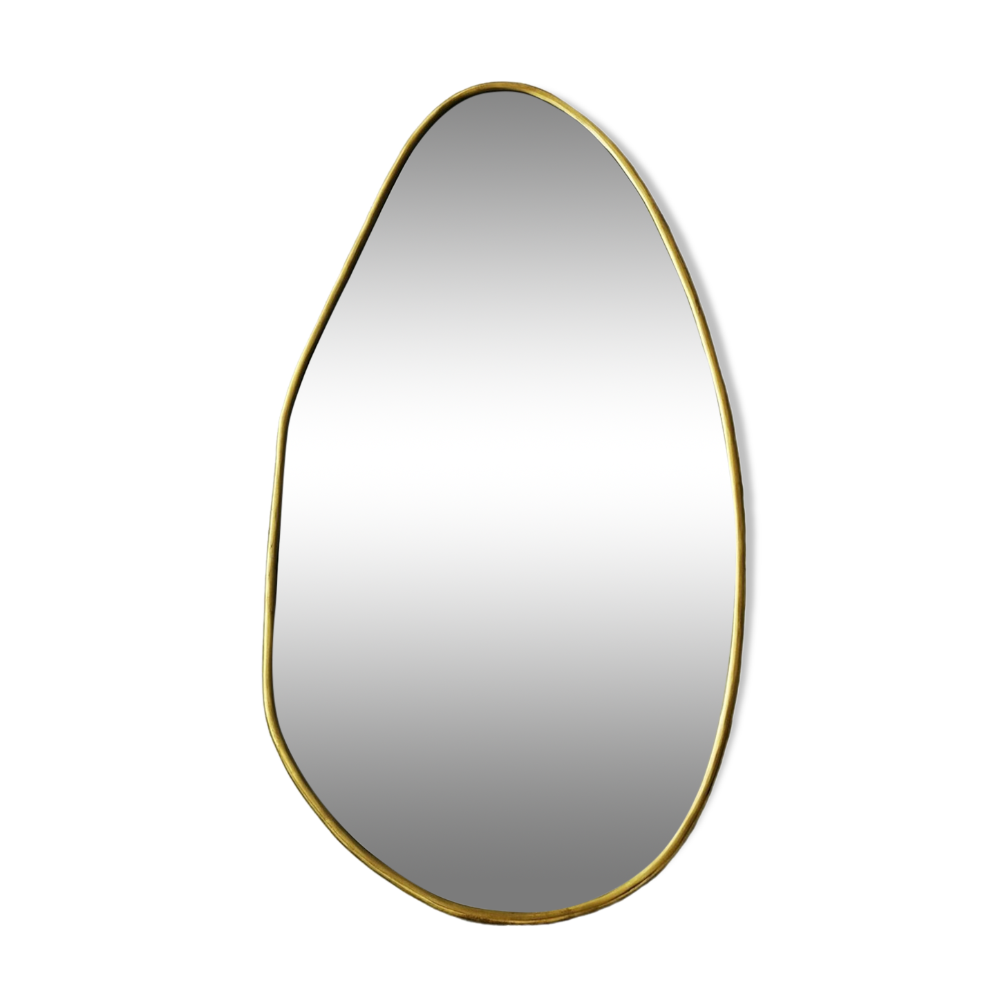 Brass mirror 60cm