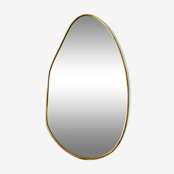 Brass mirror 60cm