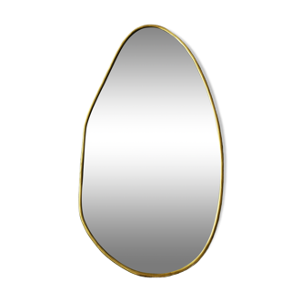 Brass mirror 60cm